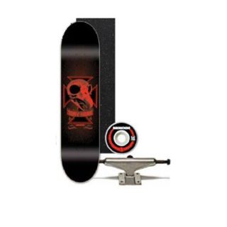 Tony Hawk Birdhouse Red Skull 7.6 Skateboard Deck Complete (Comes 