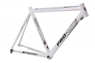 Pro Lite Cuneo Road Bike 700c Frame 52.5 cm Alloy 7046 Gloss White New