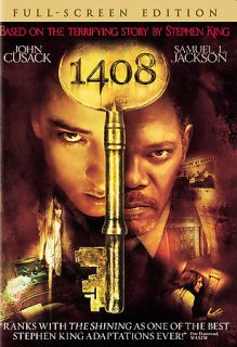 1408 (DVD, 2007, Full Frame) JOHN CUSACK SAMUEL L JACKSON