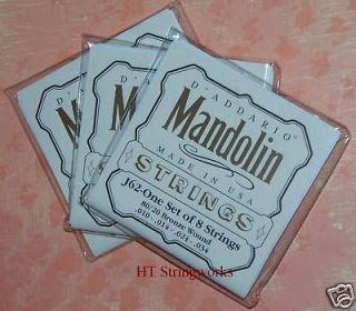 Addario Mandolin Strings J62 80/20 Bronze ( 3 SETS ) ~Ships Free To 