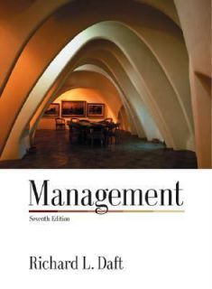 Management with InfoTrac by Richard L. Daft 2004, Hardcover