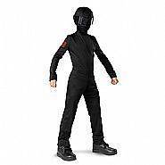 2pc GI Joe Snake Eyes Jumpsuit+Mask Boy Costume 7 8 NEW