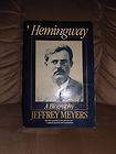 Hemingway  A Biography by Jeffrey Meyers (1986, Paperback) Signed By 