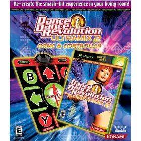 Dance Dance Revolution Ultramix 2 game dance pad Xbox, 2004