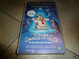 Rodney Dangerfield ROVER DANGERFIELD animated film VHS