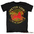 Licensed Peter Tosh Im The Toughest Rasta Lightweight Adult Shirt S 