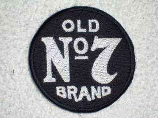 JACK DANIELS OLD NO7 EMBROIDERED 3 INCH BIKER PATCH
