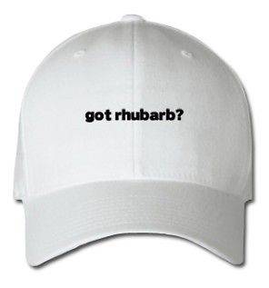 Got Rhubarb? Food Drink Design Embroidered Embroidery Hat Cap