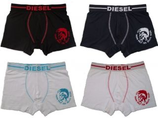 New Mens Diesel Only The Brave Twin Pack Boxer Shorts Trunks S M L XL 