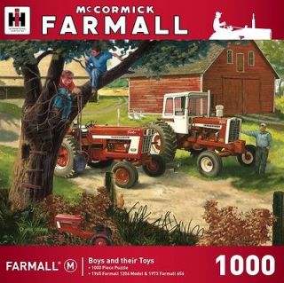 Masterpieces Farmall Boys and their Toys Tractor Jigsaw Puzzle   1000 