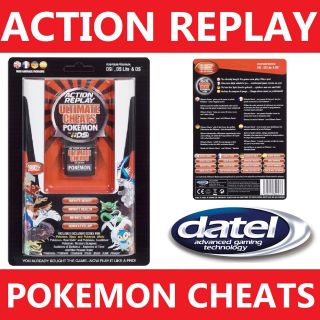 New Datel Action Replay Ultimate Cheats for Pokemon Nintendo DS, DSI 