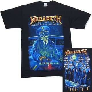MEGADETH   RUST IN PEACE 2010 TOUR SPOKANE/HW T SHIRT   NEW ADULT 