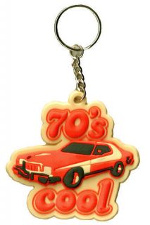 Starsky and Hutch 70s cool muscle car PVC keyring / retro kitsch 