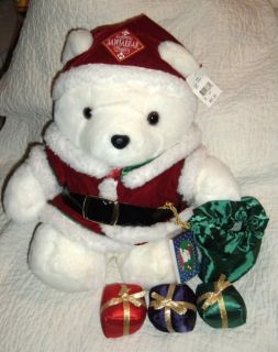 1998 Santa Bear Dayton Hudson Excellent Collector Gift Bag Plush