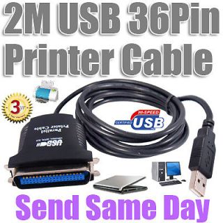   Female 36Pin IEEE 1284 Parallel Port Printer PC Laptop Cable Adapter