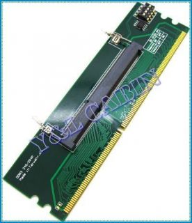 DDR3 Laptop SO DIMM to Desktop DIMM Memory RAM Adapter