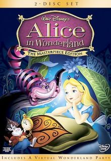 Alice in Wonderland (DVD, 2004, 2 Disc Set, The Masterpiece Edition)