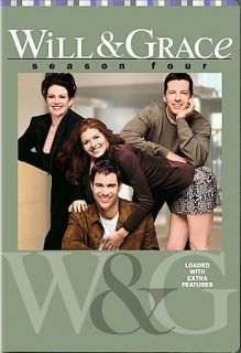 Will Grace   Season Four DVD, 2005, 4 Disc Set