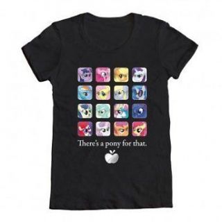 My Little Pony There Is A Pony For That Girl Black T shirt