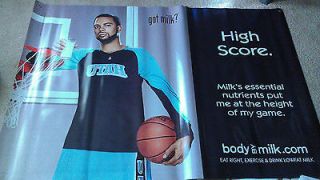 Utah Jazz basketball player Deron Williams Got Milk vinyl poster 4 