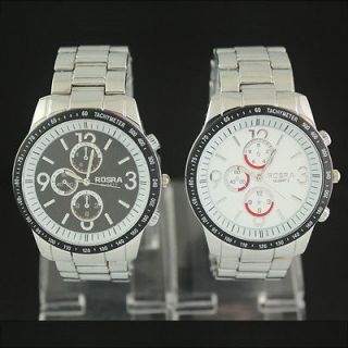 2pcs New Classic Cool Mens design and generous luxury quartz watch 