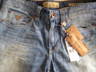 GUESS NEW Mens DESMOND Relaxed Straight Jeans
