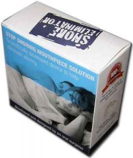   Mouthpiece Anti Snore Remedy Sleep Apnea Help Device Aid Night Tray