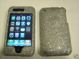 Diamante Bling Diamond crystal iphone 3G,3GS Case Full Cover front and 