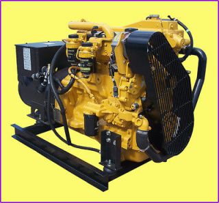 John Deere 50 kW Marine Diesel Generator w/ Wet Manifold
