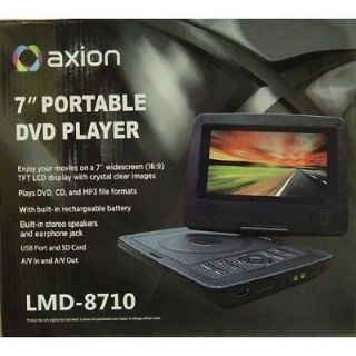   LMD 8710 7 Swivel Screen Portable DVD Player with USB/SD Card Reader