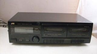 JVC TD W118 DOUBLE CASSETTE DECK PLAYER WITH DOLBY BNR