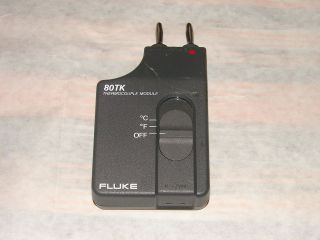 Fluke 80TK Thermocouple Module TC Probe Thermometer