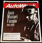 JULY 24 1995 AUTOWEEK MAGAZINE JUAN MANUEL FANGIO 1911 1995