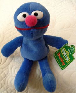 Grover Bean Bag Doll, Sesame Street, 1997 Applause Company, w/ Tags