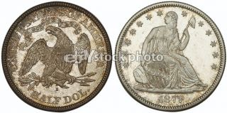 1877, Seated Liberty Half Dollar