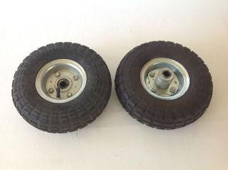 Qty 2 Pressure Washer Wheel and Tire Dolly Go Kart ATV 10