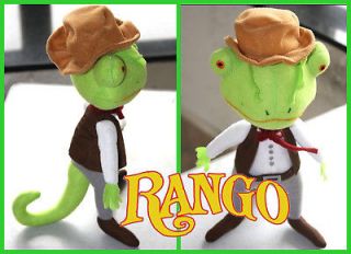 10 plush doll lizard w/ topper from hit moive RANGO