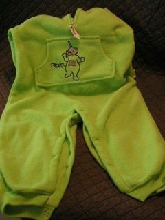   Teletubbies Fleece Dipsy Kids Dress Up Costume Size 3T Play Clothes