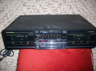 pioneer dual cassette in Cassette Tape Decks