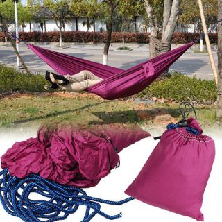 NEW 2 Person Double Outdoors FAMILY Camping Patio Hammock Hang Sleep 