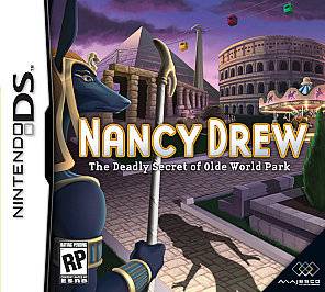 Nancy Drew The Deadly Secret of Olde World Park (Nintendo DS, 2007)