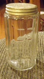   Hoosier Cabinet colonial Spice Jar Sneath Glassware , 4 1/4 x 2 1/8