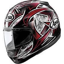   Signet Q Flash Red w/ Dark tint shield FREE motorcycle helmet Ducati