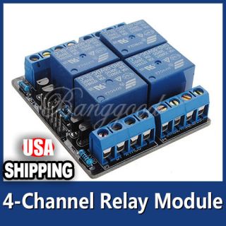 New Style 5V 4 Channel Relay Module Switch Board For Arduino PIC ARM 