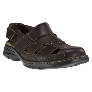 Dunham Mens MONTEREY Brown Leather Sandals MCE748BR