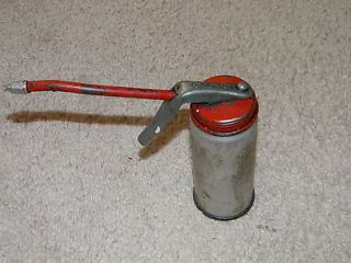Vintage Golden Rod Pump Oiler,Oil Can Pump Hand Lubricant