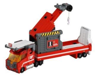 Tomy 314585 Tomica Hyper Rescue Container Carrier Crane