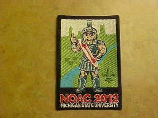 OA 2012 NOAC POCKET PATCH ISSUED BY MICHIGAN STATE UNIVERSITY MINT