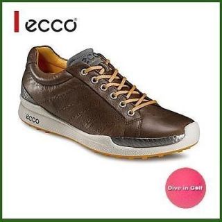 New ECCO Biom Hybrid MENS Golf Shoes Brown Fanta EU 42 43 44 45 46 $ 
