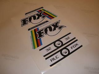 Fox 32 RLC World Champion Special Edition DECALS STICKERS for Forks